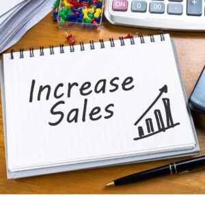 increase sales notepad